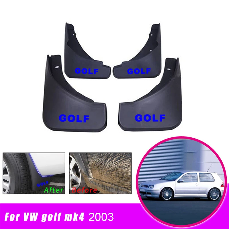 Автомобильные Брызговики для VOLKSWAGEN Golf 4 Mk4 IV Bora 2003 mudflaps Брызговики передние и задние наклейки для автомобиля