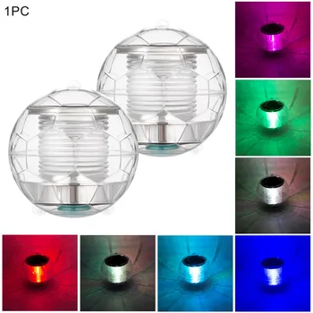 

10W Pond LED Ball Lamp Water Floating Yard Underwater Light Outdoor Plastic Color Changing Solar Powered Fish Tank Waterproof