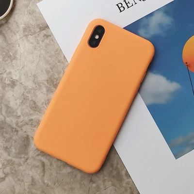 SD-10 Силиконовый чехол для iPhone 11 Pro Max, чехол из мягкого ТПУ, матовый цветной чехол для телефона s, чехол для iPhone 6 7 8 Plus 6S XS Max XR X Etui - Цвет: SD-10