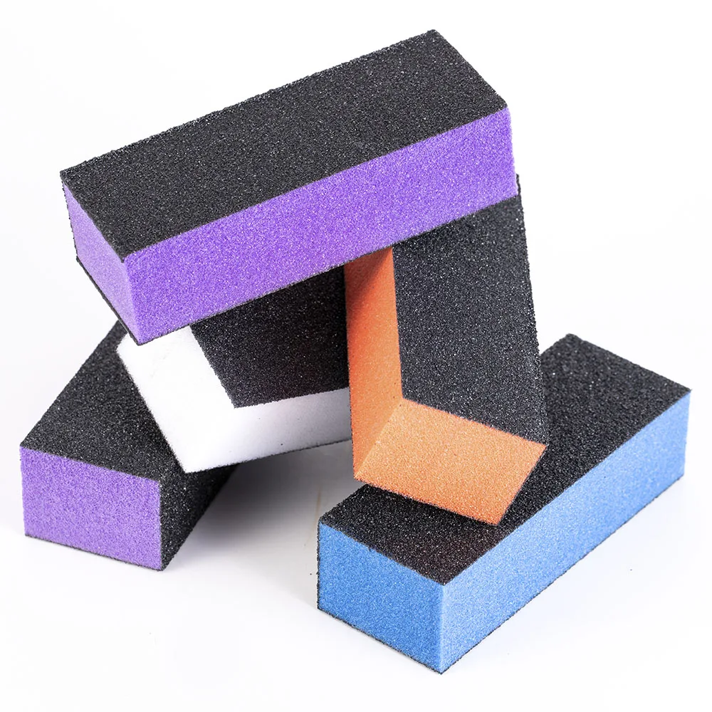 5 шт./компл. профессиональная буферная пилка для ногтей губка наждачная бумага