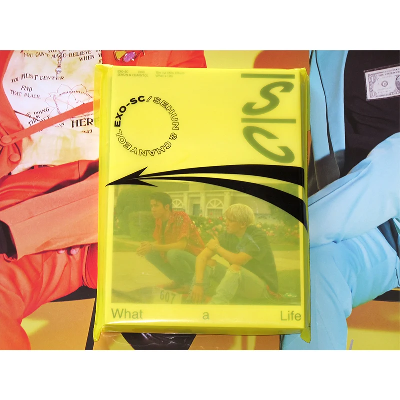 Подписанный EXO SC SeHun Chanyeol autographed What a Life mini 1-й альбом k-pop 79