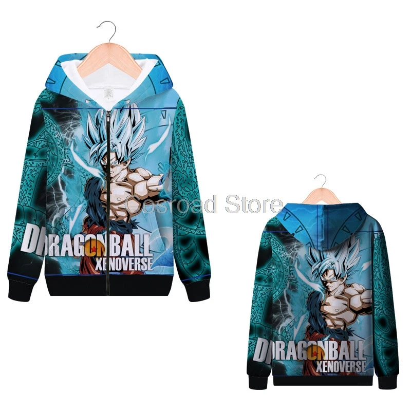 Cosroad Dragon Ball Косплей толстовки Сон Гоку пиджак в повседневном стиле Гоку сон 3D печать пара молнии свитер худи Костюмные Топы