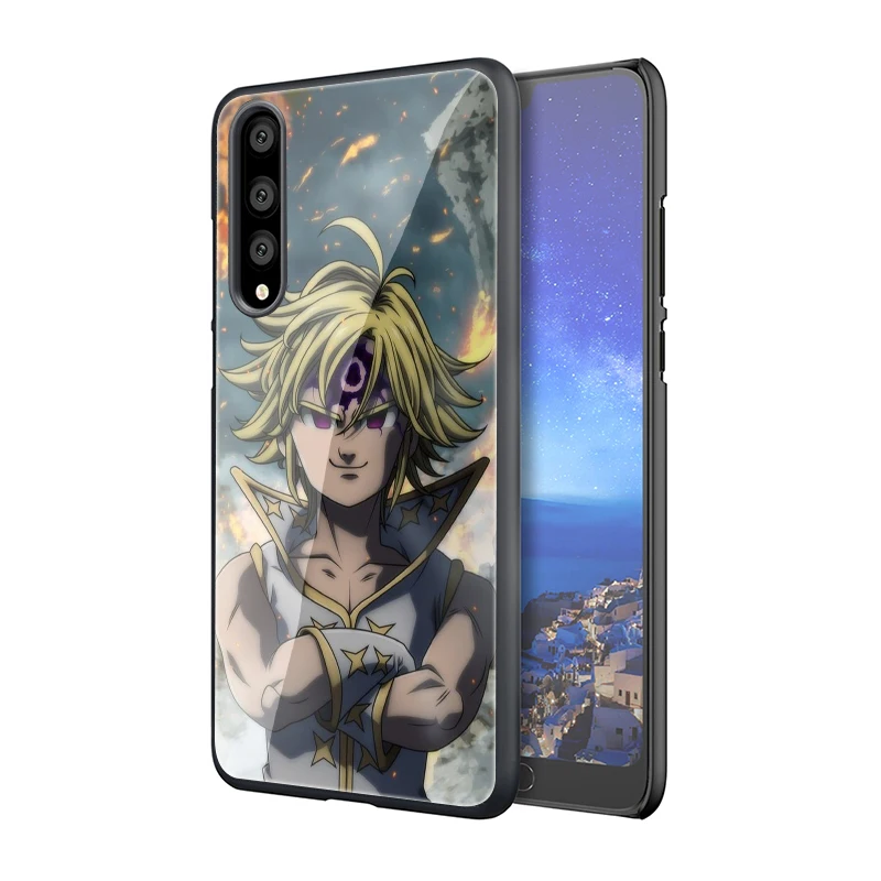 Чехол для телефона EWAU seven deadly sins из закаленного стекла для Huawei Honor 8X9 10 mate 20 Lite 7A Pro Y6 Prime Y9