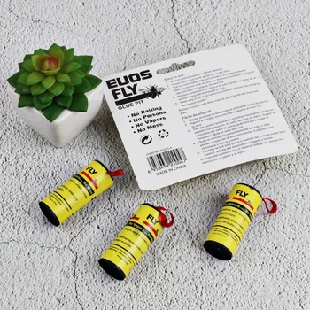 

4PC Sticky Fly Repellent Paper Eliminate Flies Insect Catcher Pesticide Free Fly Paper Sticky Fly Catchers Fly Bug Mosquito Kill
