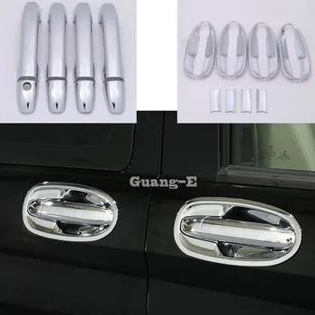 

Top Quality Car Protection Detector Stick Frame Lamp Trim ABS Chrome Door Handle Bowl For Mercedes Benz Vito W447 2017 2018 2019