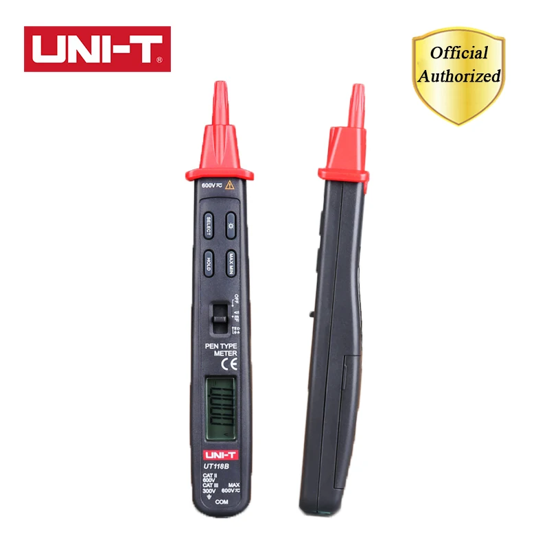 Unit Ut118b Pen Type Digital Multimeter Auto Scan Ef Function Lcd Backlight Noncontact Voltage