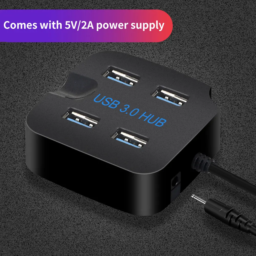 Usb-хаб USB 3,0 концентратор 2,0 Мульти USB разветвитель адаптер 4 Порты Скорость мини несколько Usb3.0 хаб порт USB-концентратор Эспандер для ПК