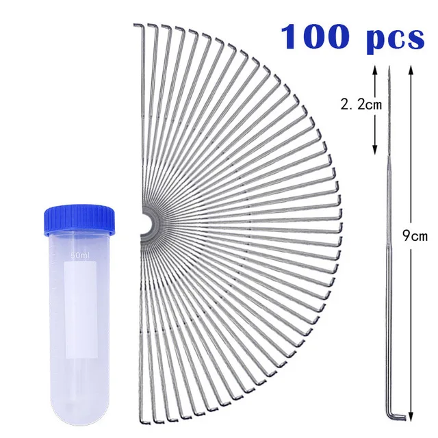100 шт./компл. смешанный размер игла для валяния Шерсть Войлок набор бутылок Ремесло Набор DIY вязальные иглы швейные инструменты аксессуары для лоскутного шитья - Цвет: 9cm
