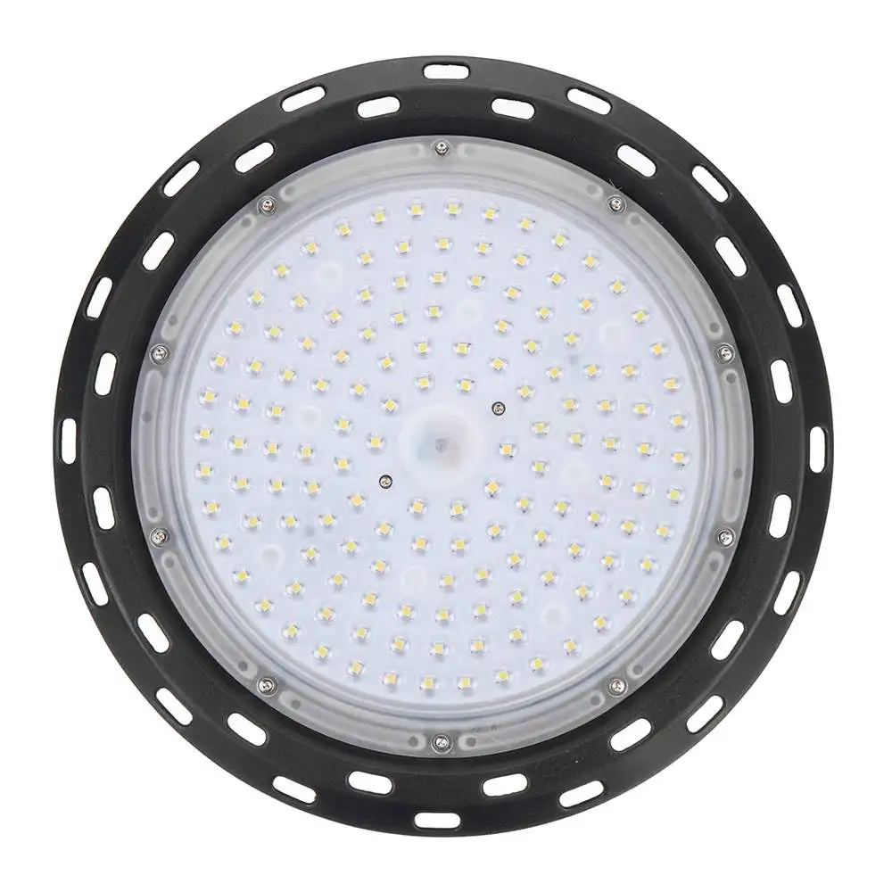 Ufo_led lampen industrieel taller светильник ufo_high bay Светодиодный светильник bouwlamp гаражный светильник мастерский светильник 100 Вт черный Светильник Склад