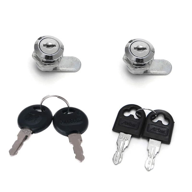 

10-30mm Cam Lock Filing Cabinet Post Mailbox Drawer Cupboard Locker 2 Key