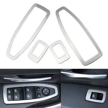 

Zlord New Car Styling Interior Car Door Window Switch Lift Panel Trim Sticker for BMW 3 Series F30 320i 328i 2013 - 2018