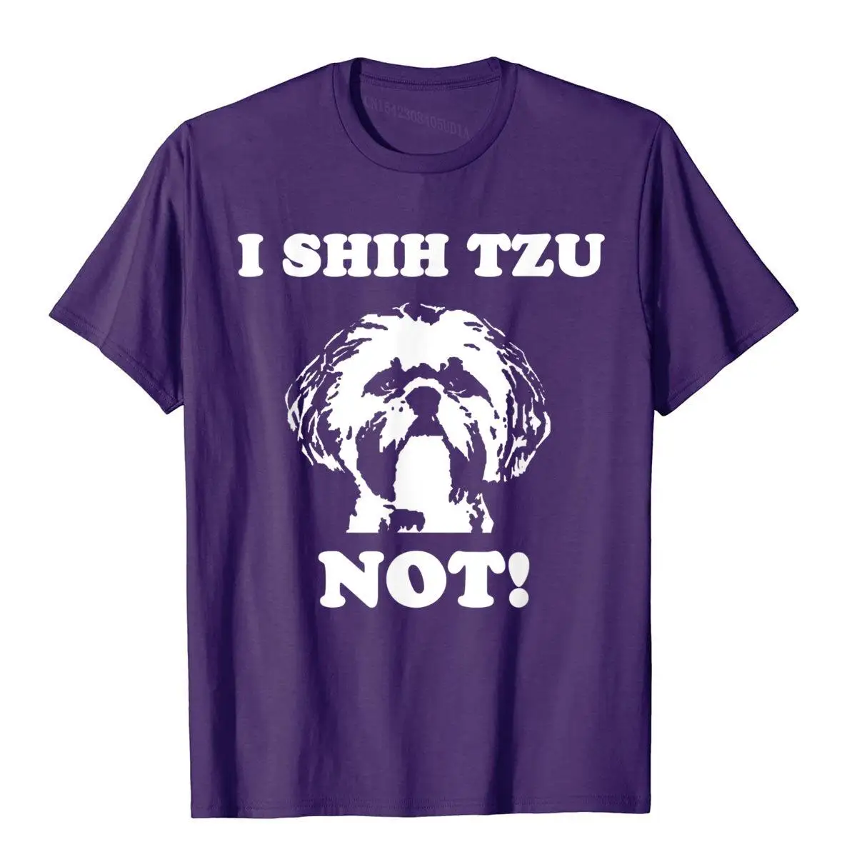 I Shih Tzu Not T Shirt Funny Dog Lover T Shirt__A11101purple