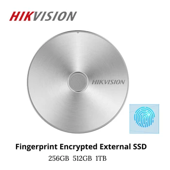 

Hikvision portable ssd 1TB 512GB Fingerprint Encrypted Protection USB 3.1 Type-C hd ssd externo 1t For Desktop Laptop Phone