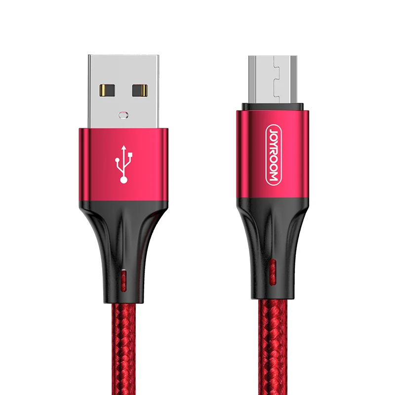Joyroom Micro Usb кабель для быстрой зарядки для samsung Micro зарядное устройство для Xiaomi huawei Microusb кабель для передачи данных Micro USB Carga Rapida - Цвет: Red
