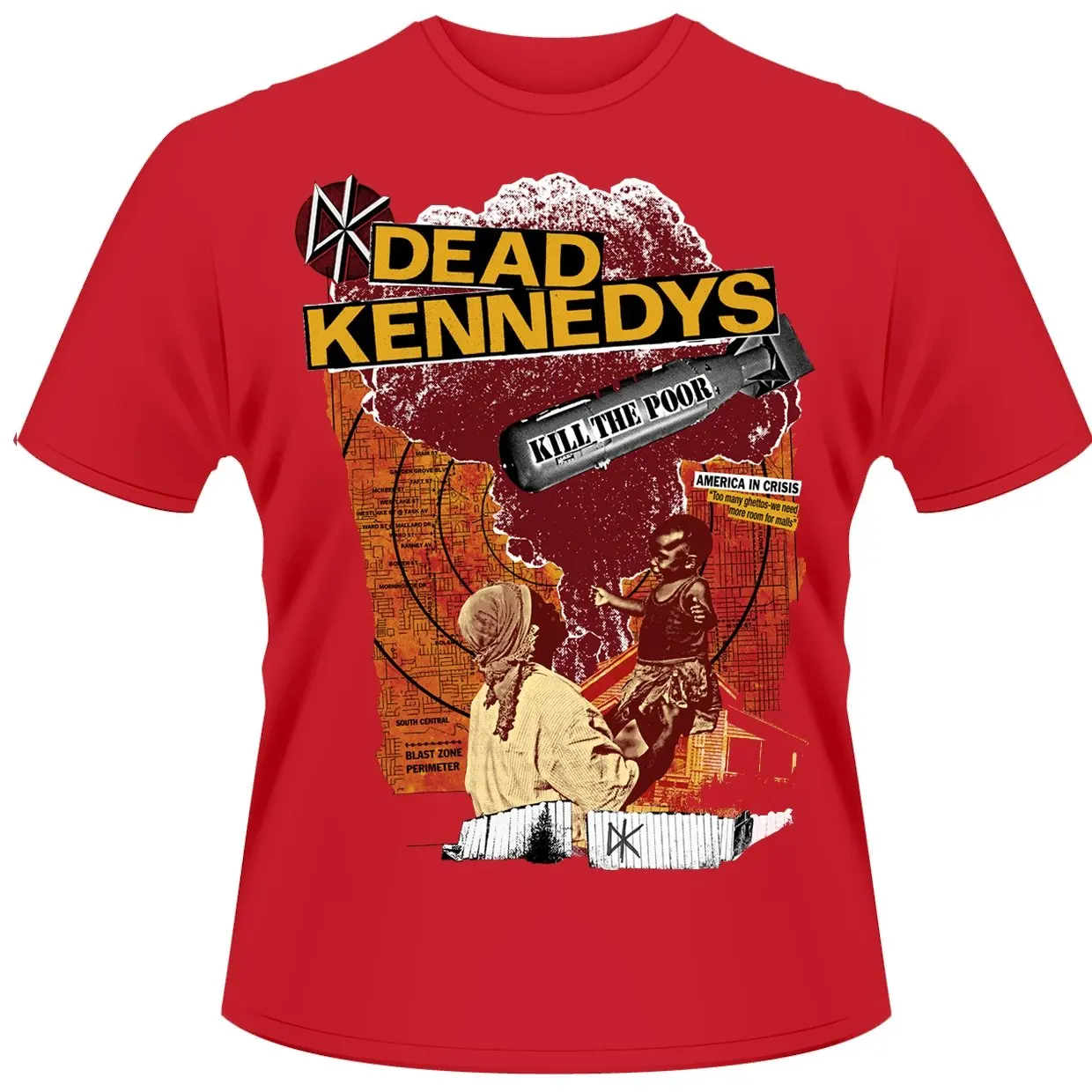 FGHFG Men's Dead Kennedys Kill The Poor TFGHFG Shirt |