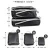 Compression Packing Cubes Travel Luggage Organizer Waterproof Double Zip Travel Bag Men Women Nylon Foldable Large Capacity Bags ► Photo 3/6