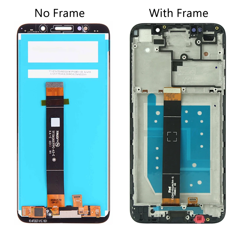 Для huawei Y5 prime ЖК-дисплей с сенсорным экраном 5,5 дюйма дигитайзер в сборе с рамкой для huawei Y5 дисплей
