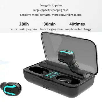 

Latest Q32 TWS Bluetooth 5.0 Headset Earphone Wireless Stereo Earbuds Headphone