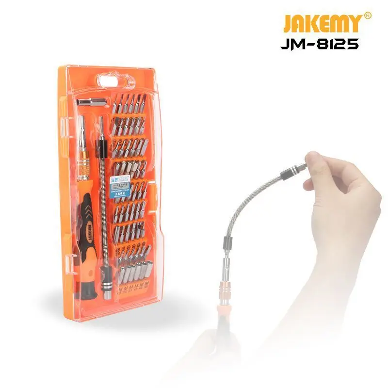 JAKEMY 8125 58 в 1 Профессиональный Набор отверток DIY ремонтный набор ручной инструмент для мобильного телефона камеры электронные продукты