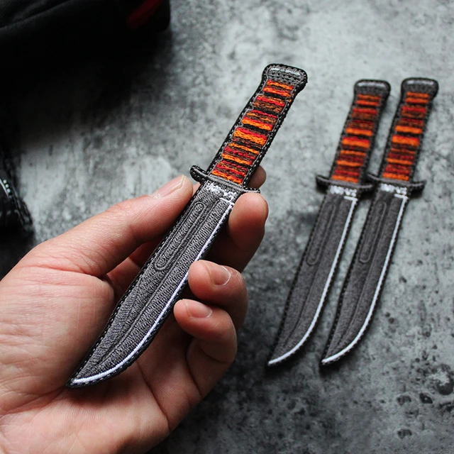 Butterfly Knife Patch for Tactical Gear