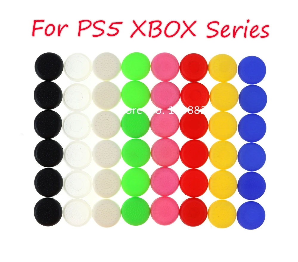 100Pcs Tpu Joystick Grips Cap Per Controller Ps4 Tpu Thumb Stick Cap Joystick Grips Cover Per Ps3 Ps4 Ps5 Xbox360 Xbox S X
