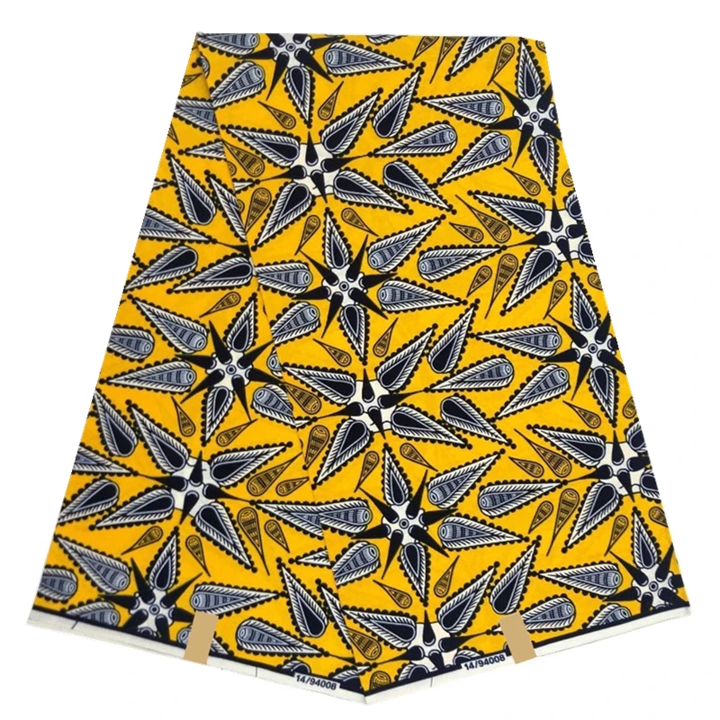 ESEWING Высококачественная африканская восковая ткань с принтом хлопок Анкара швейный материал для платья Анкара восковая ткань с принтом 6 ярдов