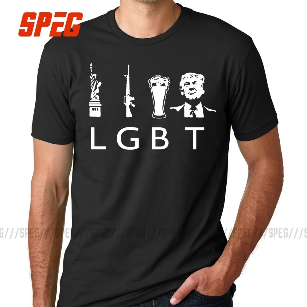 Funny building block Donald Trump T Shirt Men/'s Custom Printed Tops Hipster