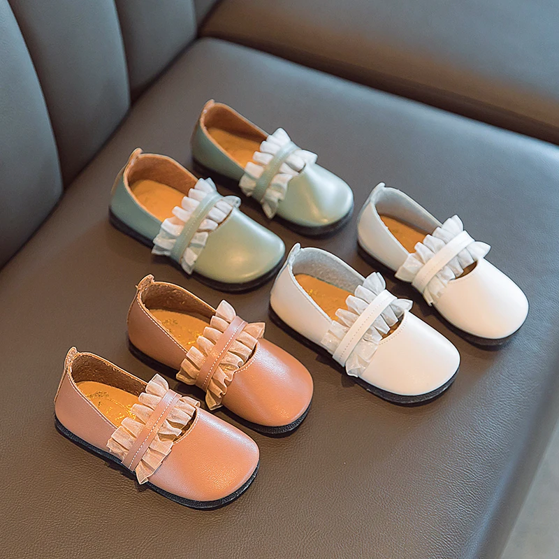 

2020 Spring Girl Shoes Lace Ballet Flat