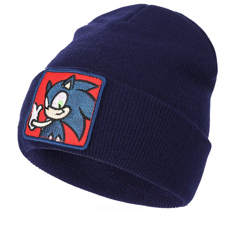 Аниме Вышивка мяч зимний головной убор для мужчин женщин вязаная зимняя шапка вязаная Лыжная Шапка Кепка в стиле унисекс модные шлепанцы