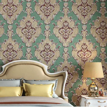 

European Luxury non woven embossed wallpaper home decoration wallpapers for living room