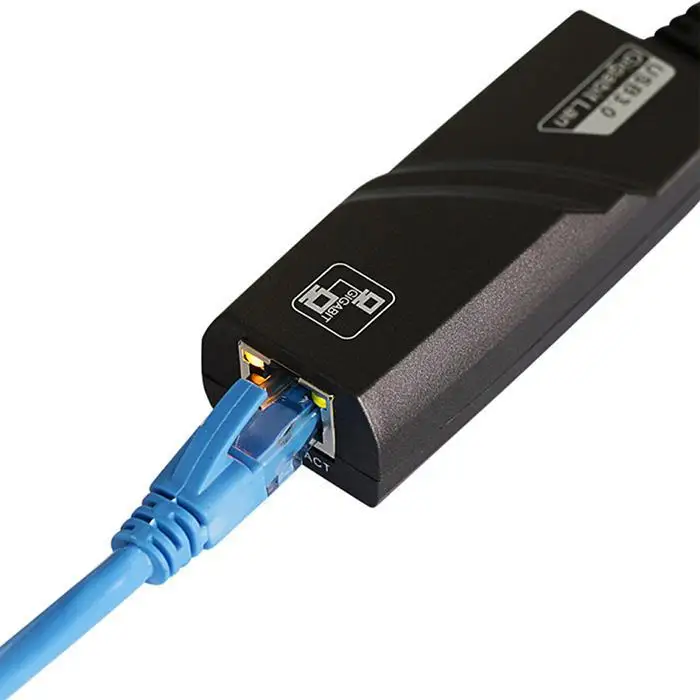 USB3.0 сетевая карта Ethernet адаптер USB 0,075 кг к RJ45 RJ-45 10/100/1000 мбит/с черный