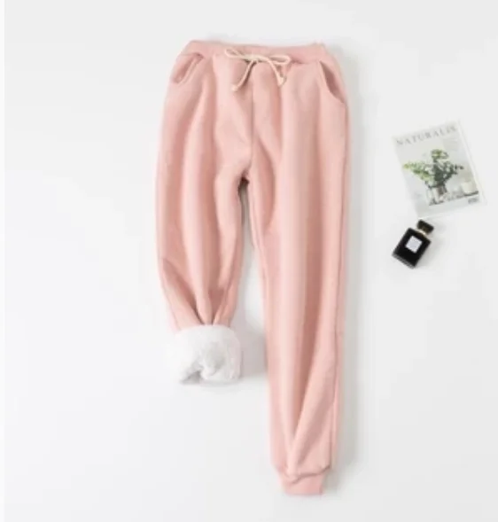 Зима verdikking fluwelen Повседневный Stiksels Comfy Joggingbroek досуг удобные кашемировые теплые брюки пижамы