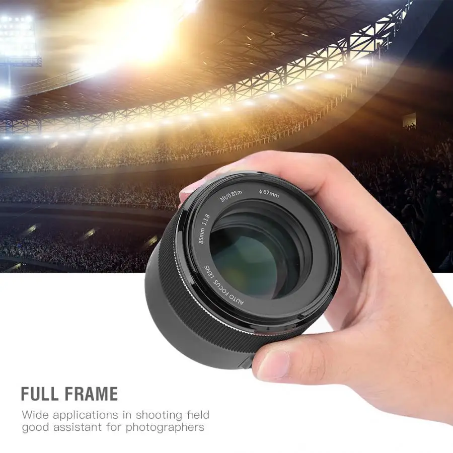 MEIKE 85 мм F1.8 AF Автофокус Средний телефото полный рамки объектив для Canon EF крепление DSLR Объектив для рамы камеры