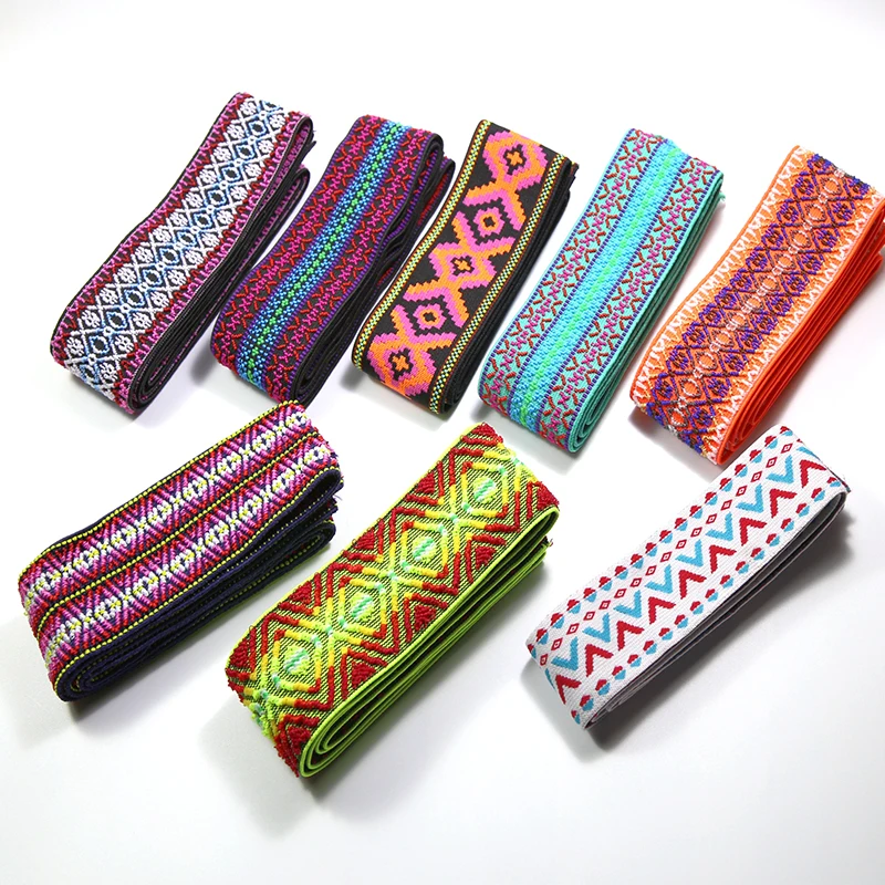

1 meter Flat Elastic Band Striped English Word Black And White Elastic Rubber Band Nylon Webbing Sewing Clothing Accessories