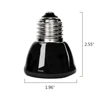 220V Far Infrared Heating Lamp Black Ceramic Emitter Light E27 Pet Warmer Bulb Brooder Chickens Tortoise Lizard Reptile Light 3