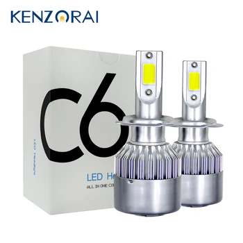 

6000K H7 LED H4 H1 H3 H8 H9 880 881 9005 H10 H11 HB3 9006 HB4 H13 12V 36W 4000LM Car led Headlight bulb