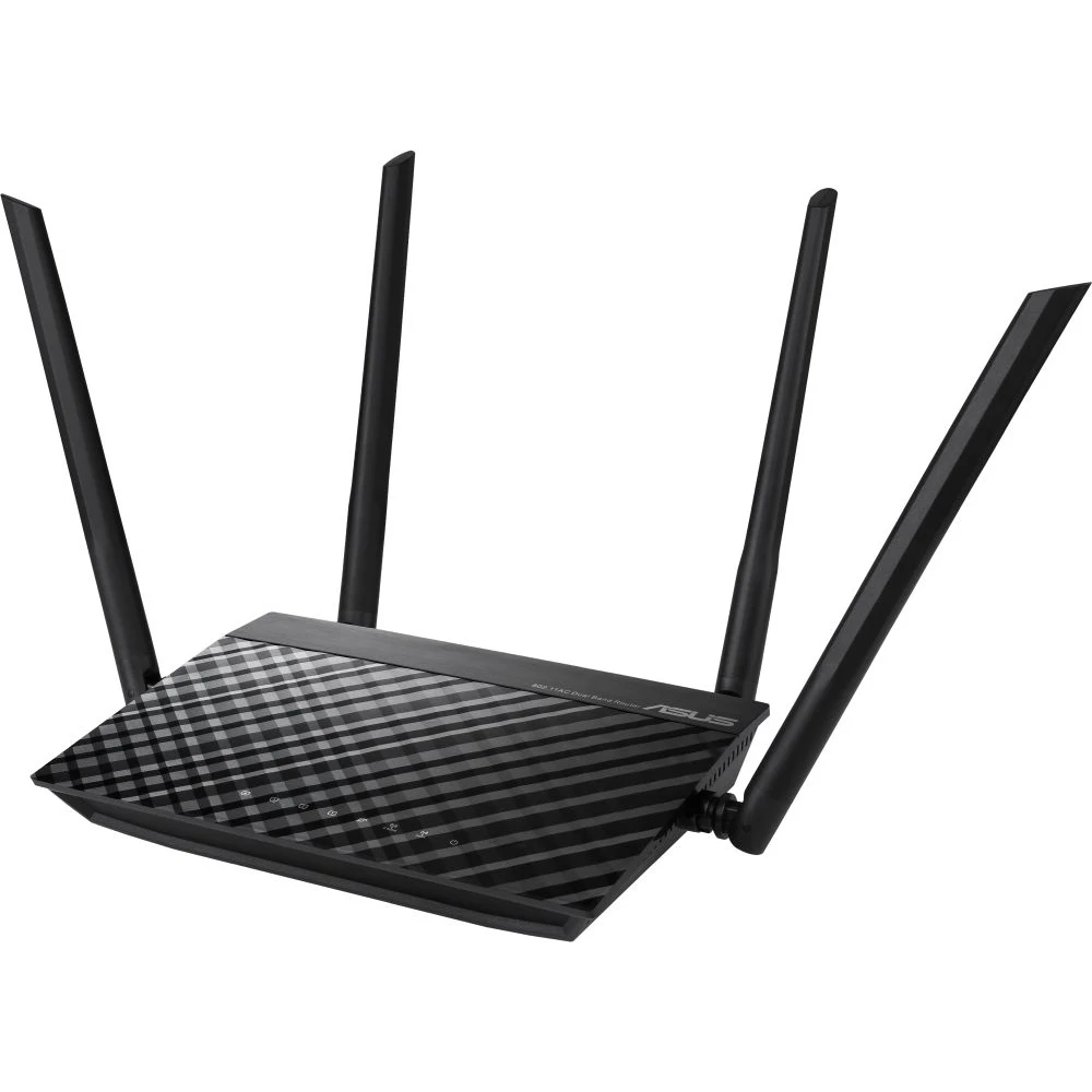 Роутер беспроводной Asus RT-AC51 AC750 10/100BASE-TX черный