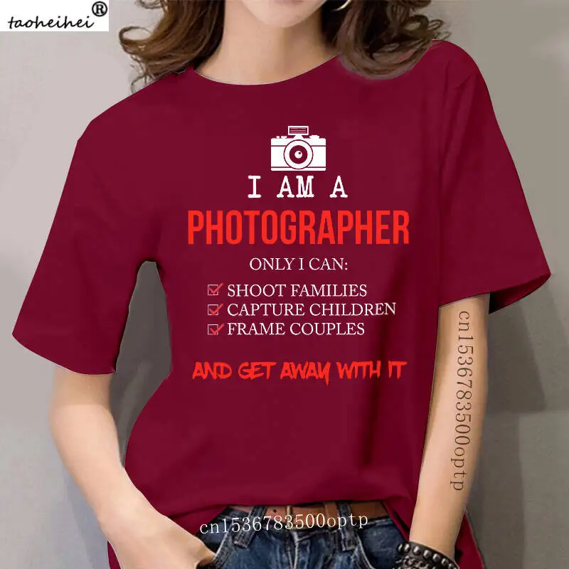 FUNNY I AM A PHOTOGRAPHER T-SHIRT Cool Meme Camera Gift | Женская одежда