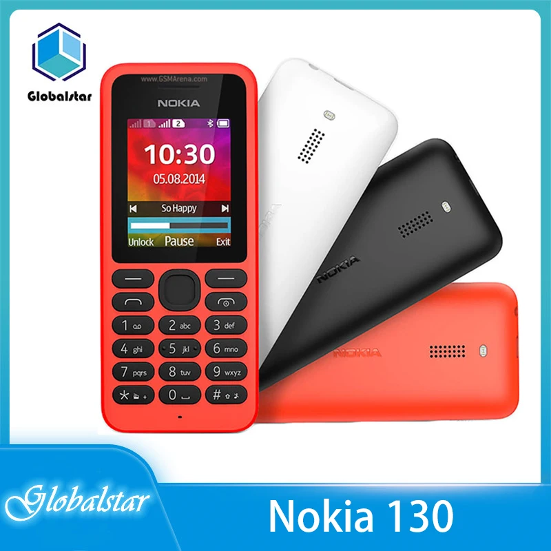 Nokia 130（2014）Refurbished Original unlocked 130 2G GSM 1020mAh Unlocked Cheap Refurbished Dual card phone Free shipping | Мобильные