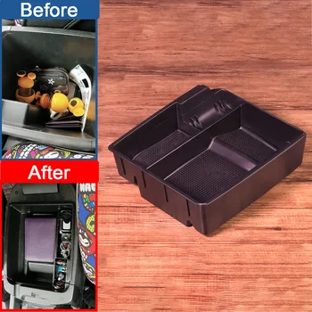 

ABS Armrest Arm Rest Control Console Storage Secondary Glove Box Organized Container Fit for Kia Sportage 2011 2012 2013 2014