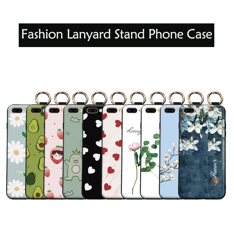

AXBETY For Huawei P20 lite/nova 3e/P20 /Mate 20 lite/Maimang 7 Lanyard Stand Phone Case For Huawei Mate 20 Lite
