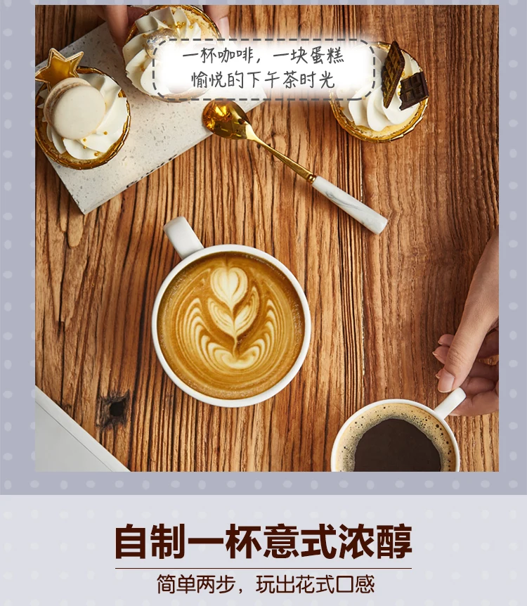 Coffee Machine Espresso Machine for Home Small Semiautomatic Vapor Type Milk Foam Coffee Pot