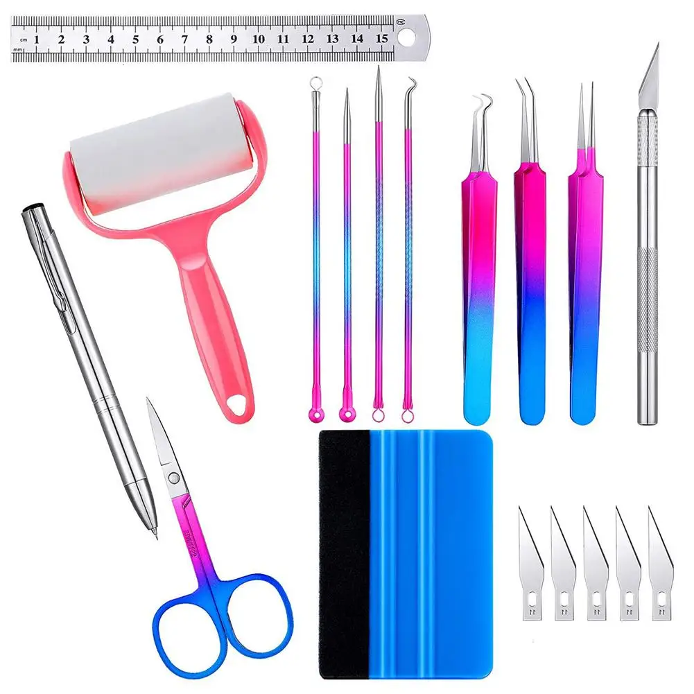 14 Pcs/set Craft Vinyl Weeding Tools Set Basic Tool Silhouettes Cameos DIY Accessories Handmade Gardening Wholesale | Дом и сад