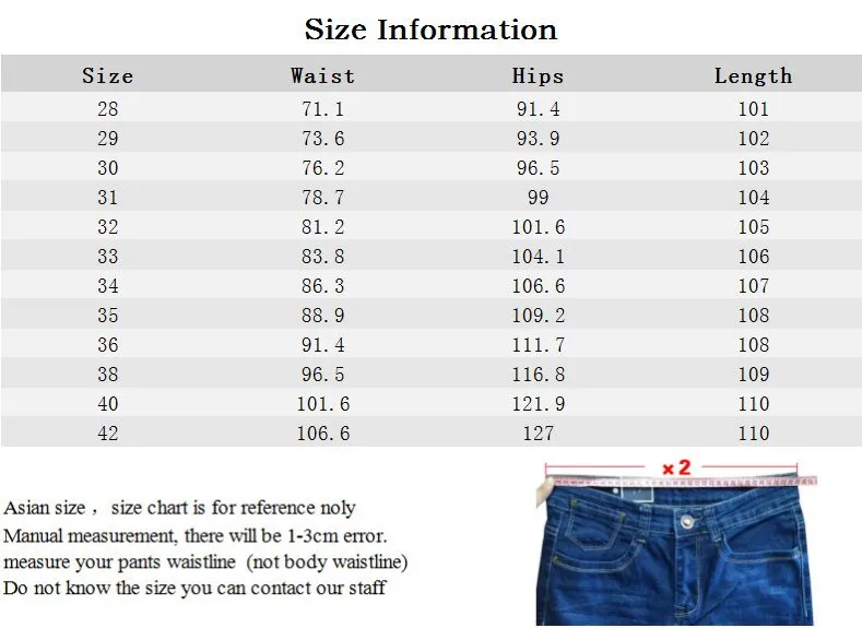 Men's Brand Stretch Jeans 2021 New Business Casual Slim Fit Denim Pants Black Blue Trousers Jeans Male biker jeans