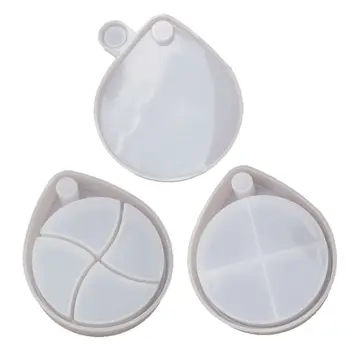 

Teardrop Rotating Jewelry Box Resin Mold 3-Tiered Tray Jewelry Storage Art Mold