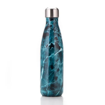 

Stainless Steel Vacuum Insulated Water Bottle Leak-Proof Double Walled Cola Shape Bottle Keeps Drinks Cold 24 H & Hot 12 H