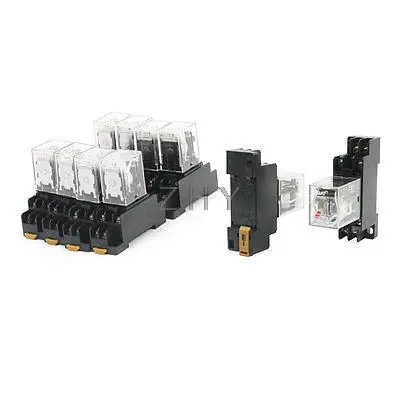 

AC 36V Coil Voltage DPDT 2NO 2NC 8-Pin Electromagnetic Power Relay 10 Pcs