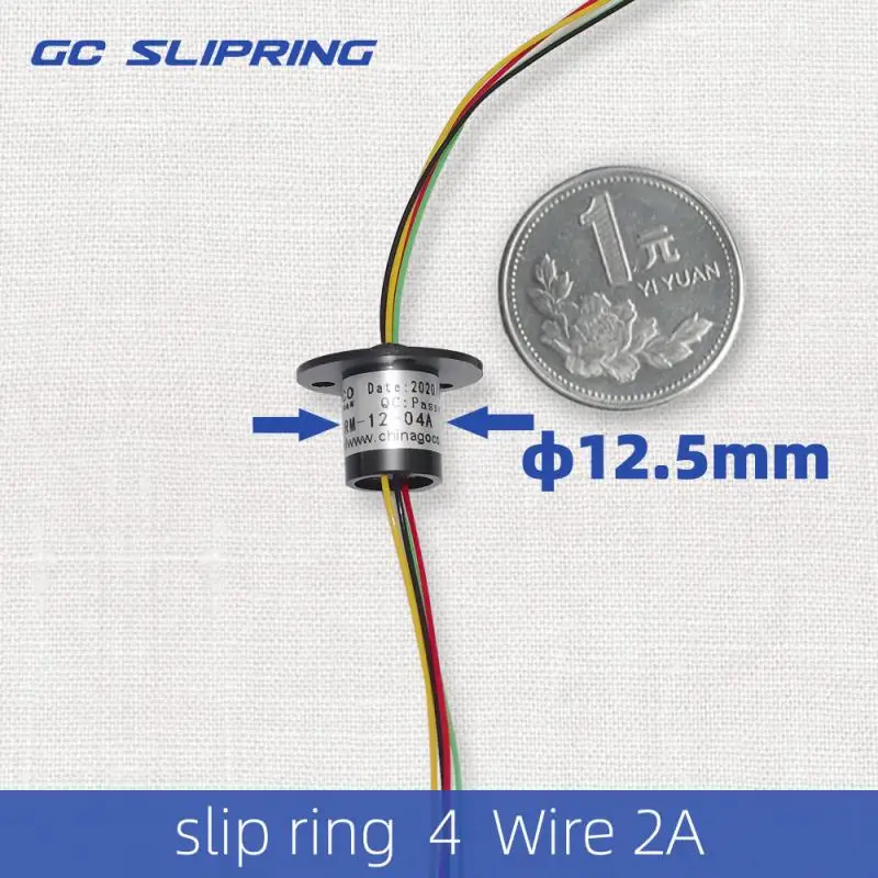 Slip-Ring 4 Channel 2A 12.5mm ConductiveElectric Collector 360-Degree Rotation Slip Ring | Обустройство дома