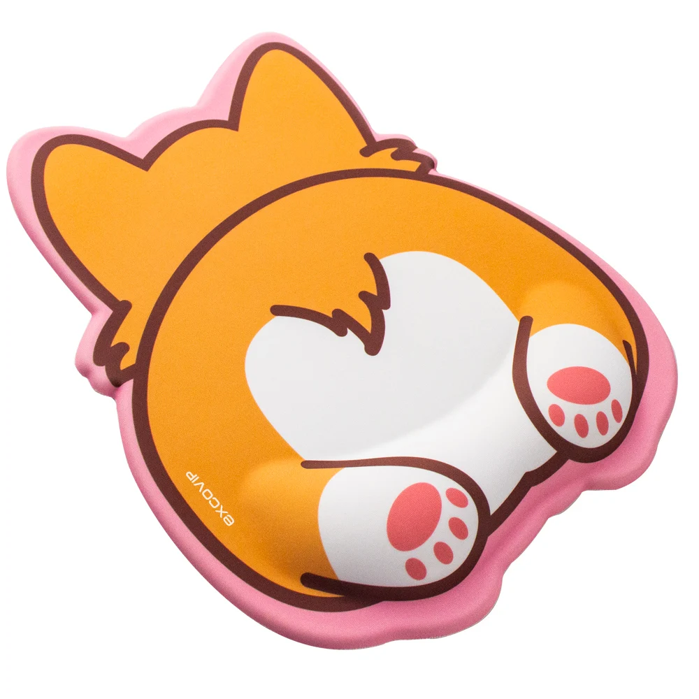 Игровые коврики для мыши EXCO Gamer Corgi Hips эргономичный коврик Нескользящий Резиновый
