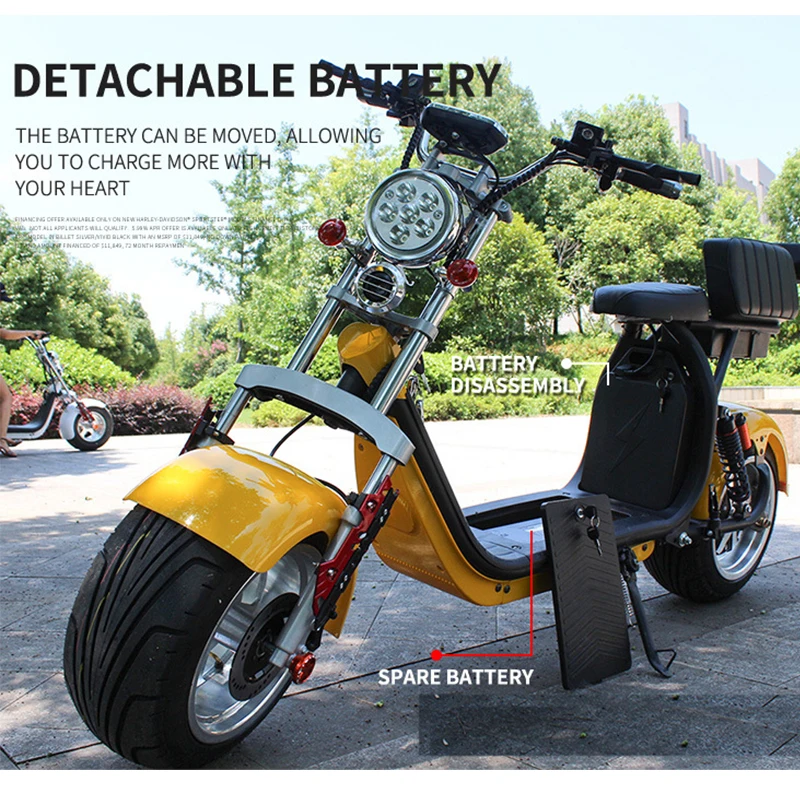 EC/EEC1500W/2000 W мощный электрический велосипед 18 дюймов широкий Tire25 скутер автомобиль